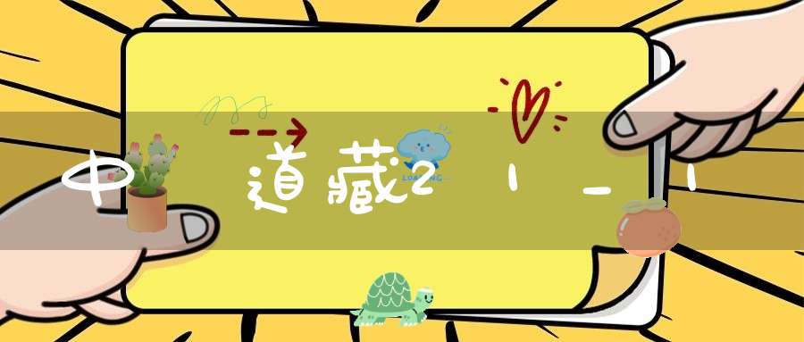 中華道藏21_1