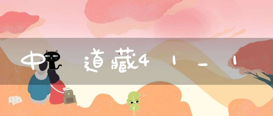 中華道藏41_1