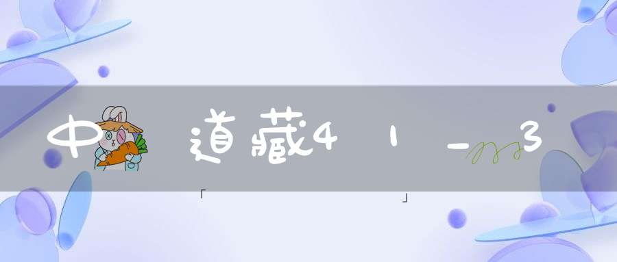 中華道藏41_3