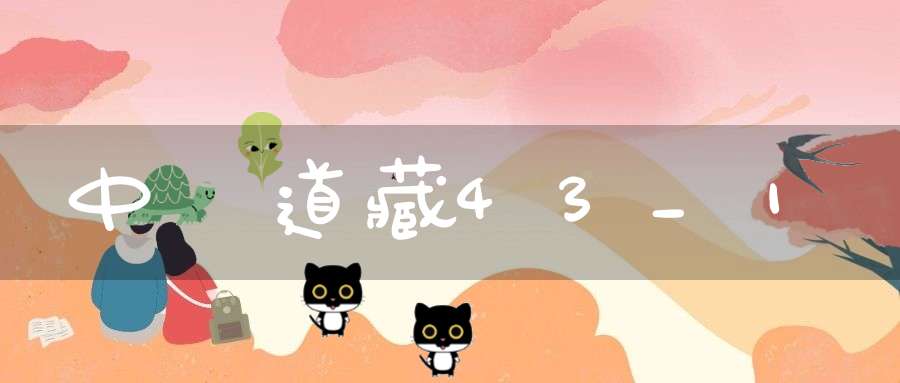 中華道藏43_1