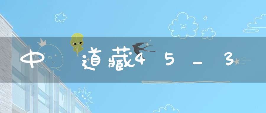 中華道藏45_3