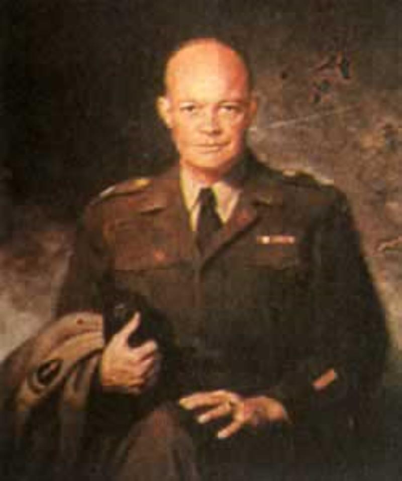 美國(guó)的艾森豪威爾將軍被任命為盟軍總司令