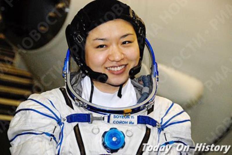 韓國首位宇航員李素妍乘坐俄羅斯聯(lián)盟號宇宙飛船升空