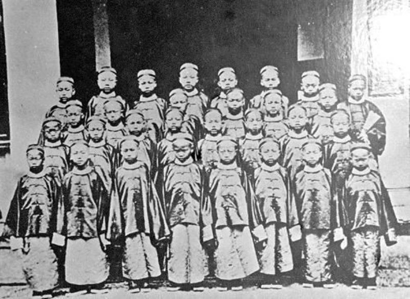 中國(guó)第一批留學(xué)生啟程赴美