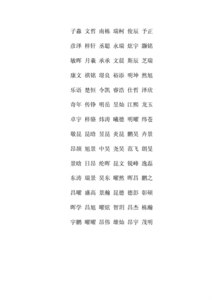 男孩獨(dú)特含漠字人名 氣質(zhì)清冷的男孩名字